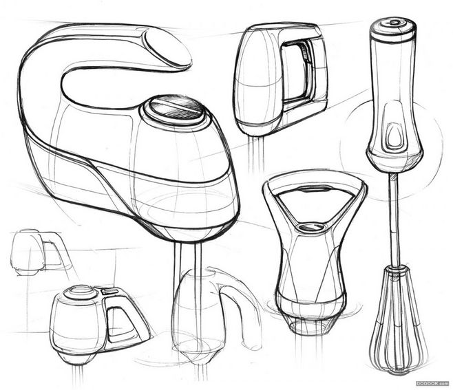 从经典家居到未来科技 解读Matt Seibert设计手绘中的工业美学